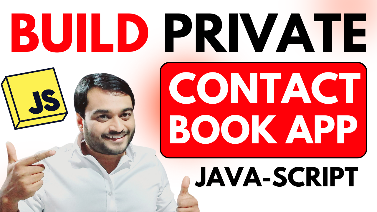 Build secured contact app in javascript