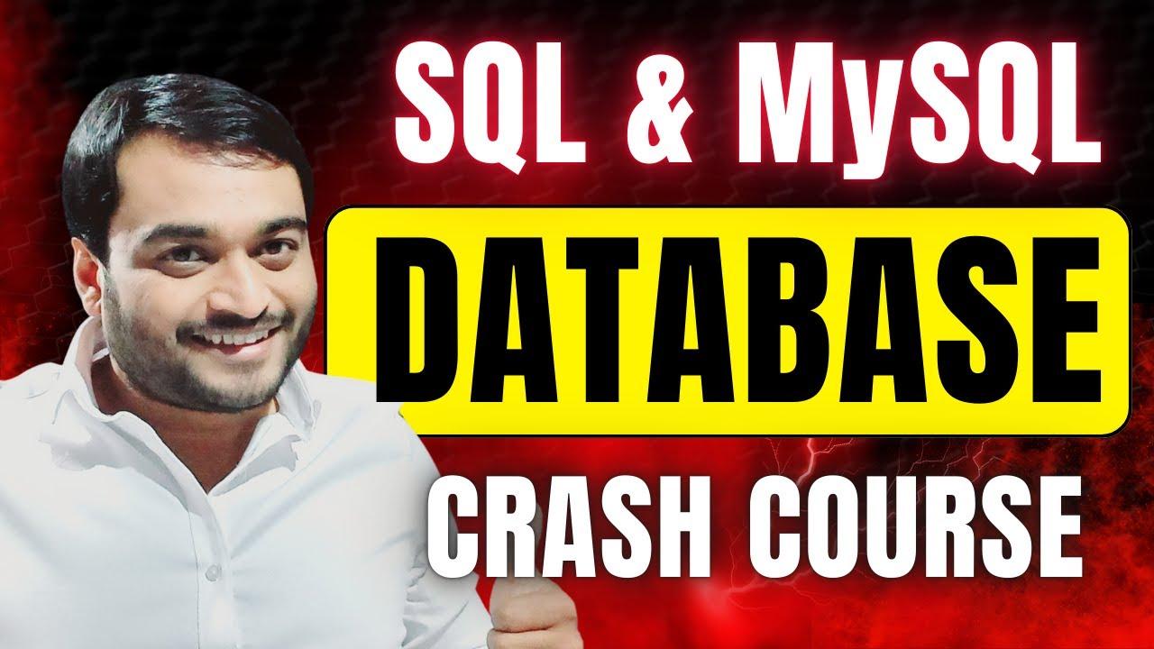 SQL and MySQL database tutorial