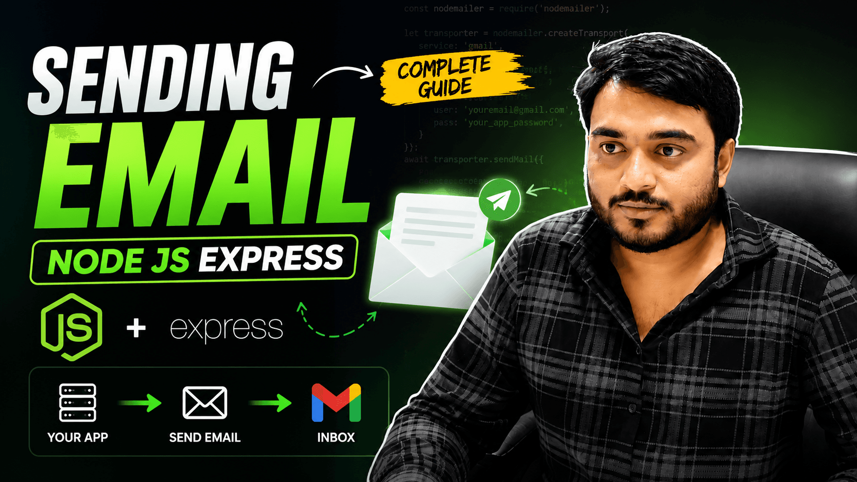 Day-42 send email using nodejs