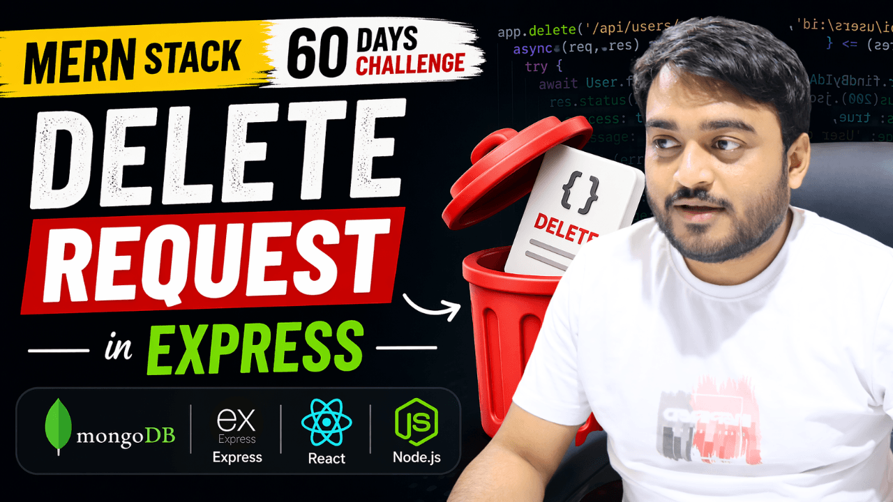 Day-20 Delete request in express
