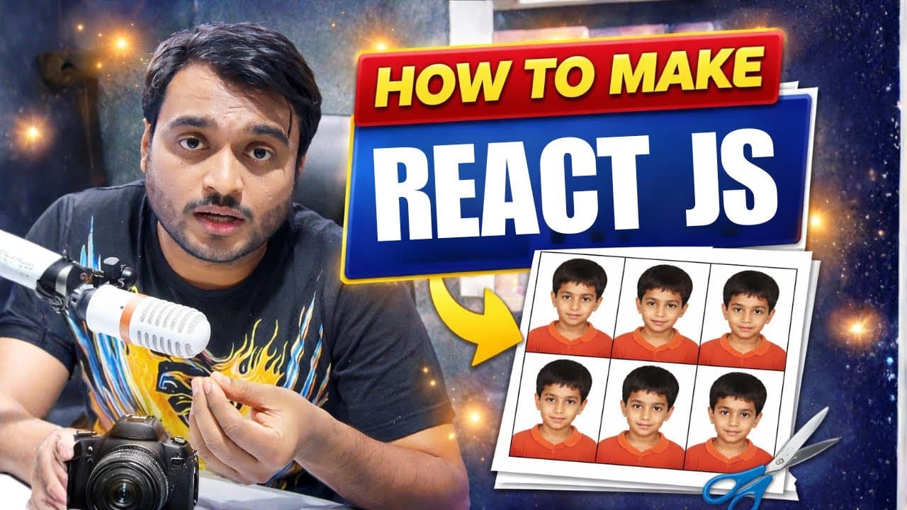 day-80 build react passport size image maker app