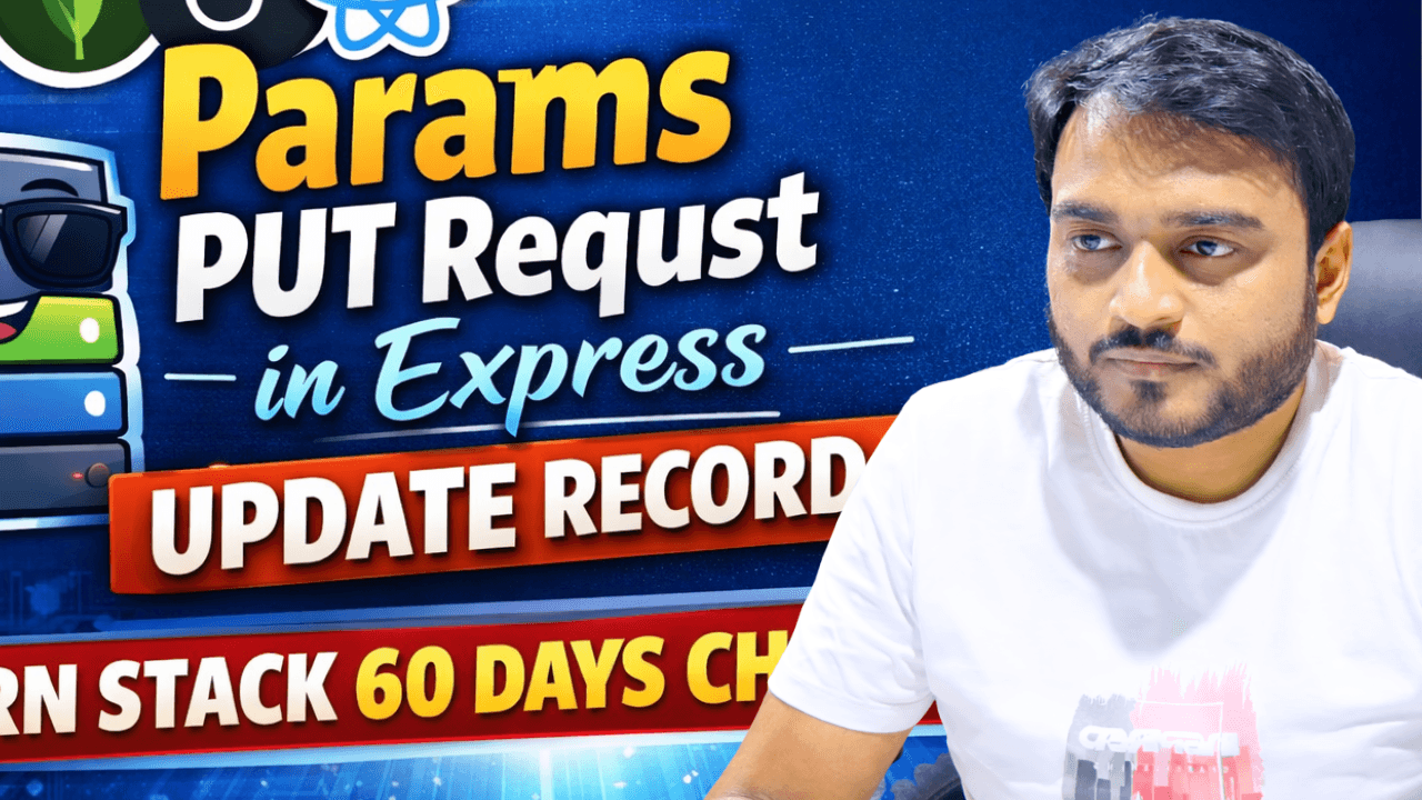 Day-19 params and put request in express