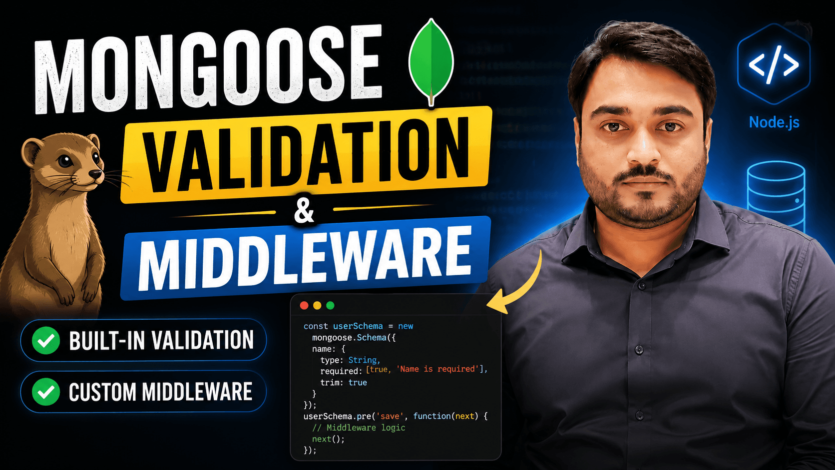 Day-29 mongoose validation and middleware