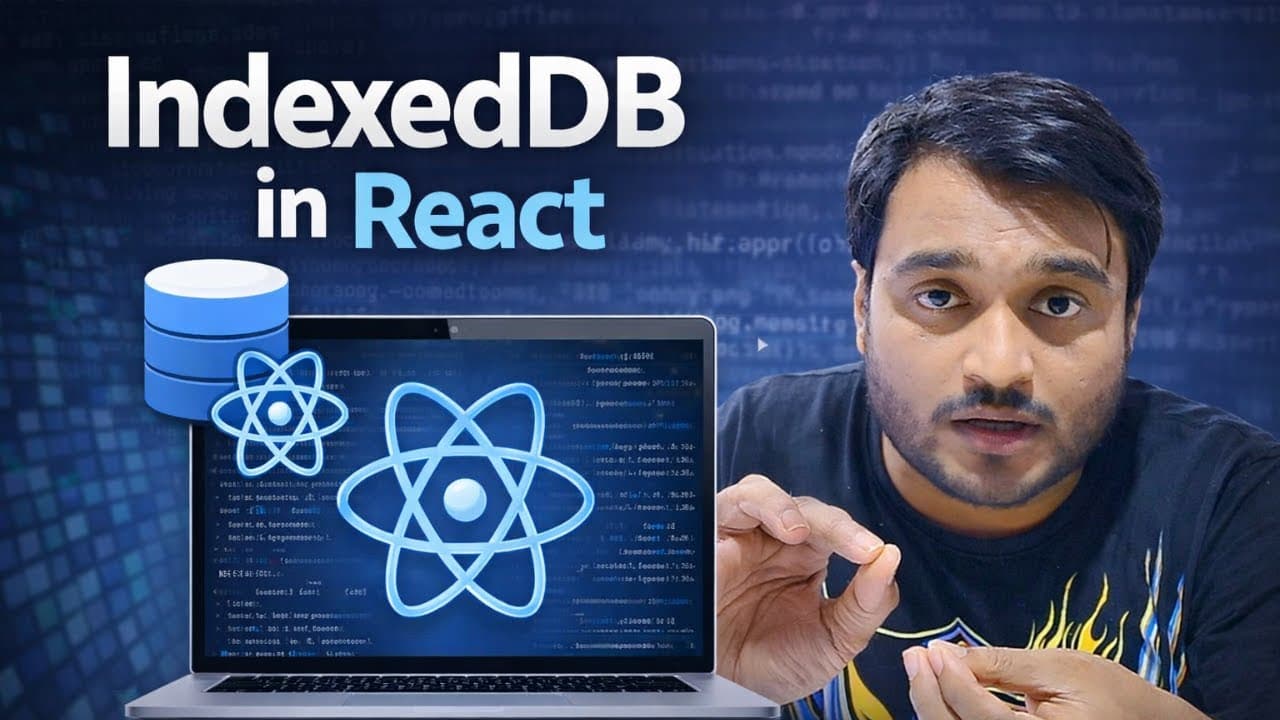 day-65 react indexedDB offline storage tutorial
