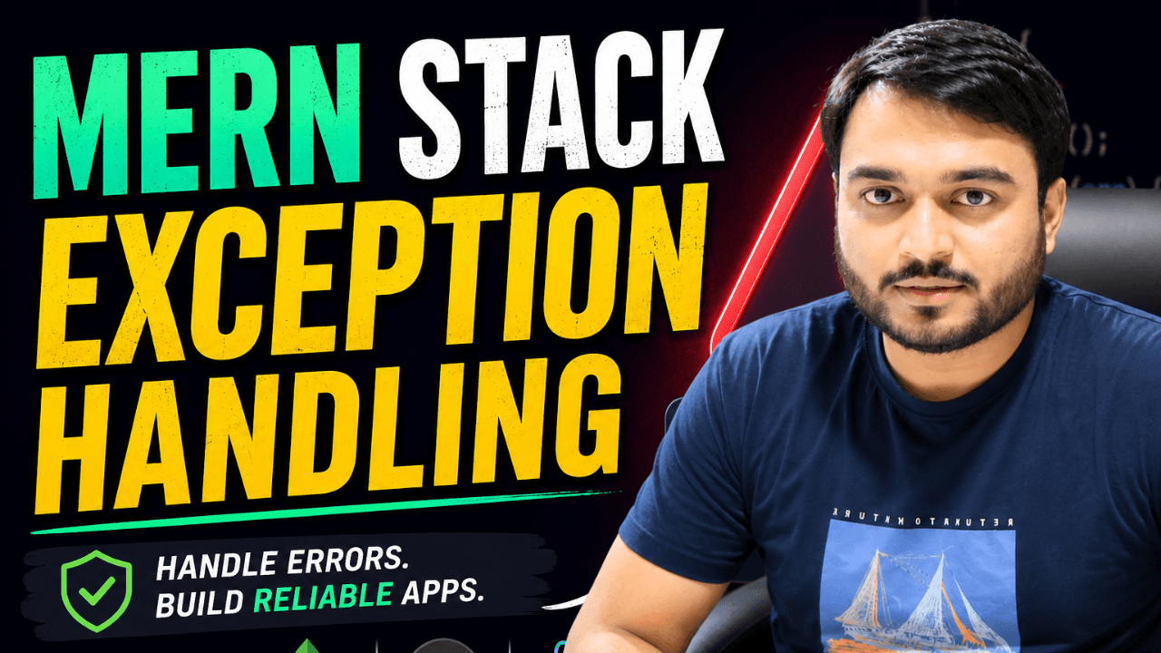 Day-27 exception handling in mern stack