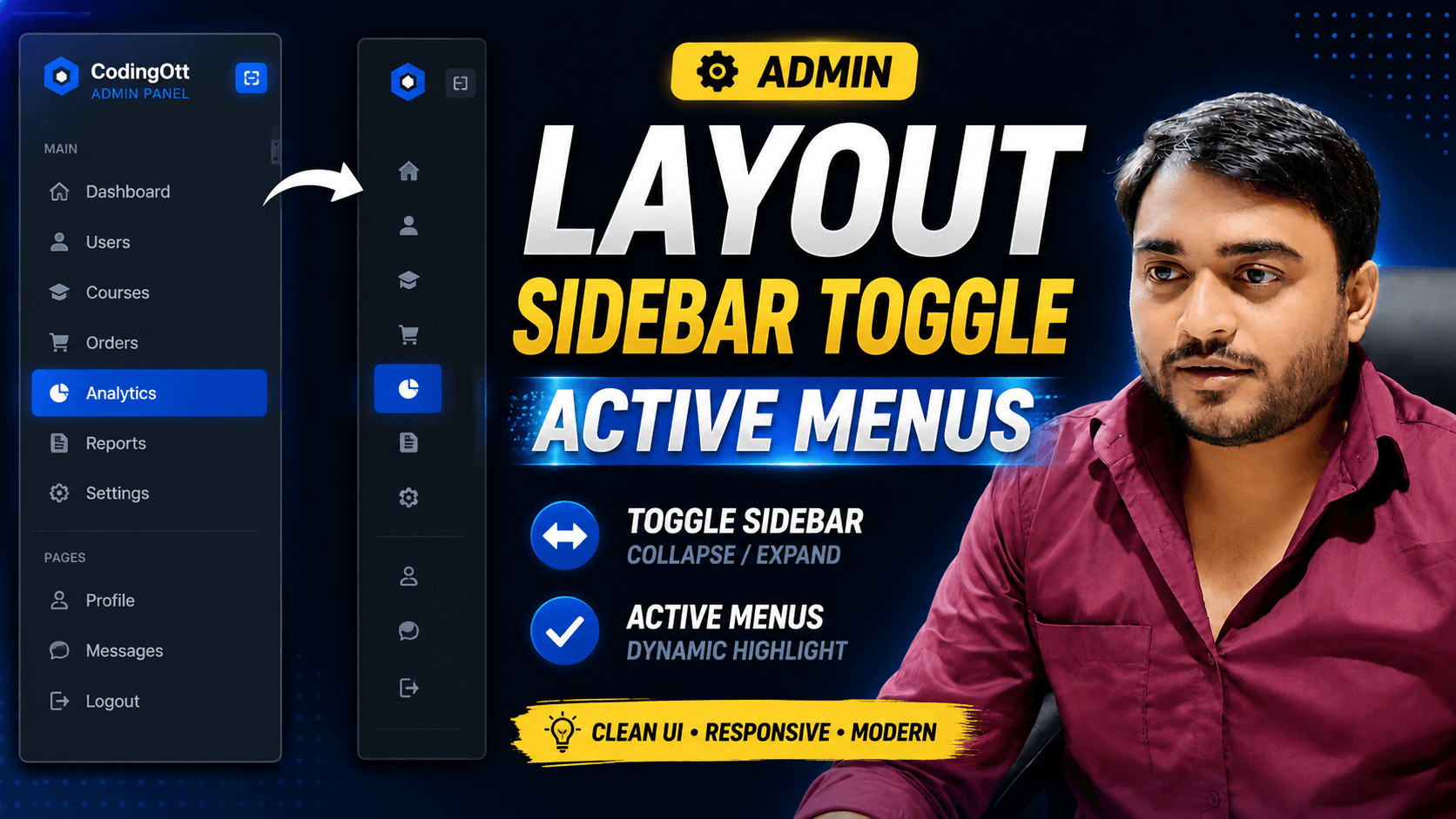 Day-33 admin layout designing