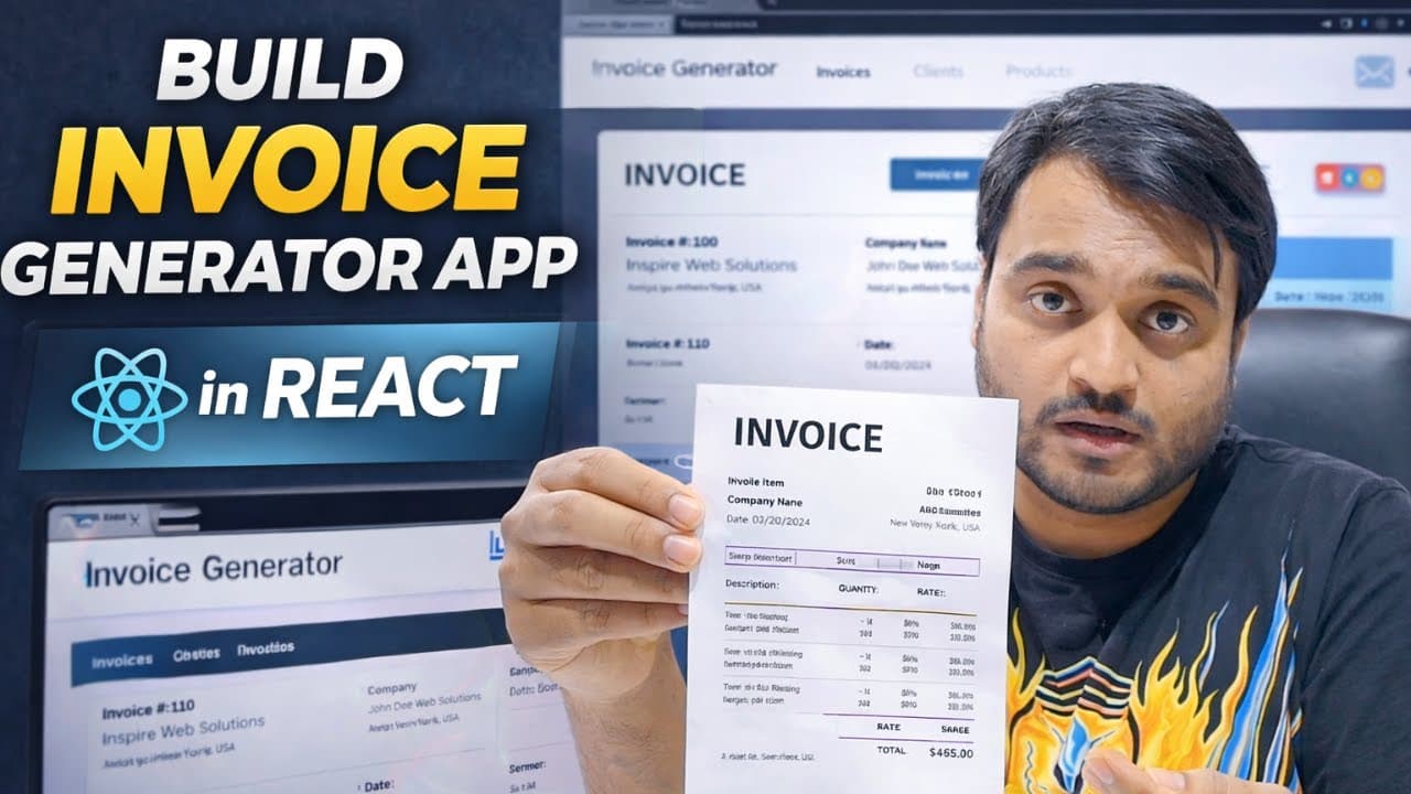day-74 react invoice app with PDF&print