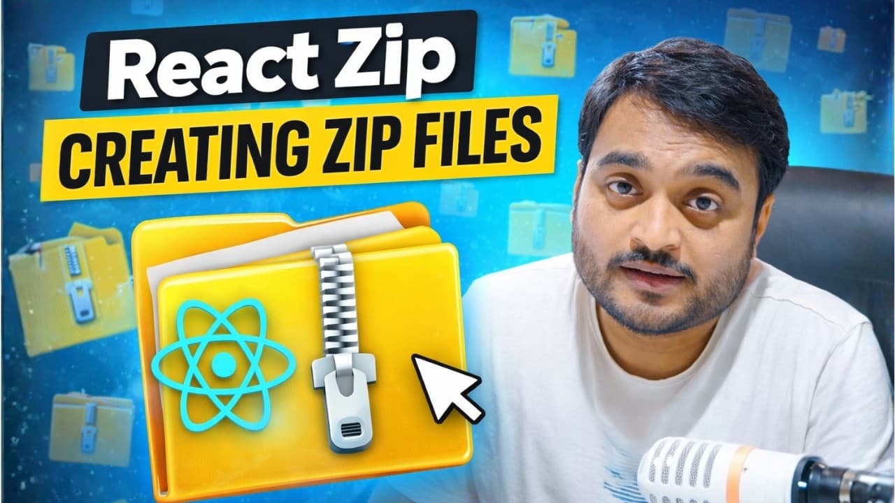 day-97 react JSzip tutorial