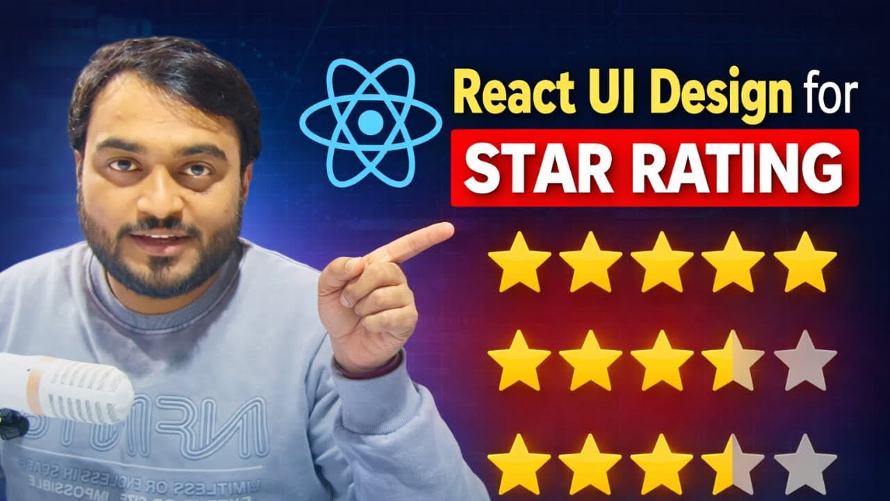 day-77 design star review rating ui in react